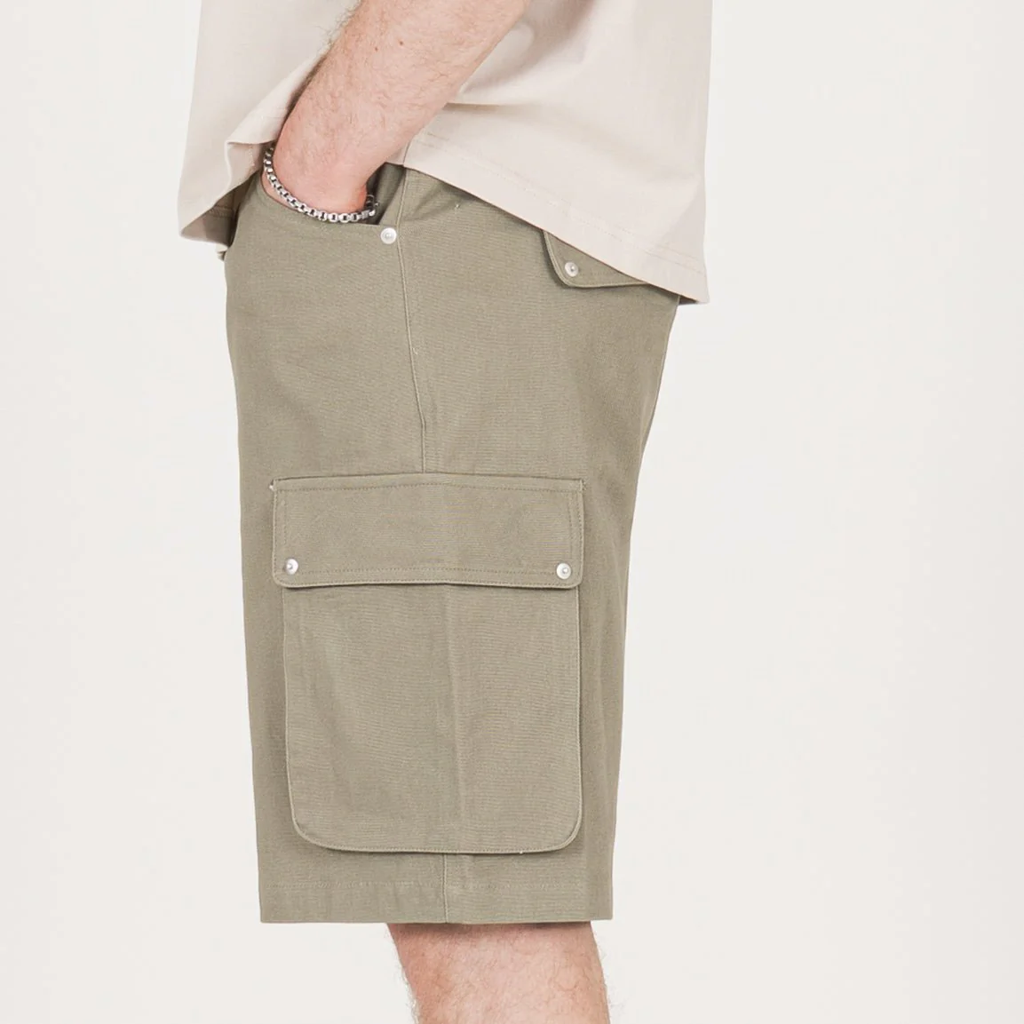 Cargo Short - Moss Green - Image 8