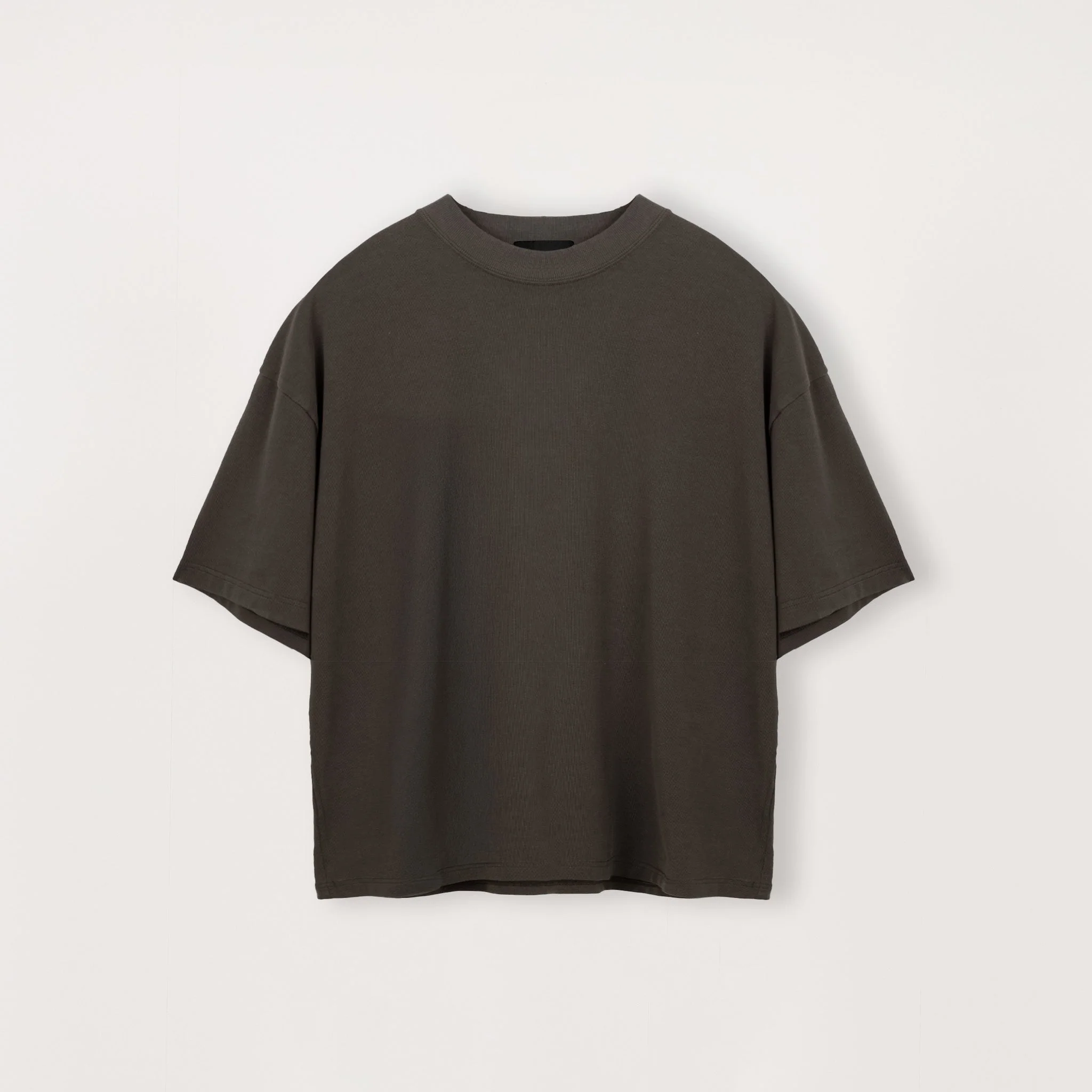 Cropped T-Shirt - Dark Mocha