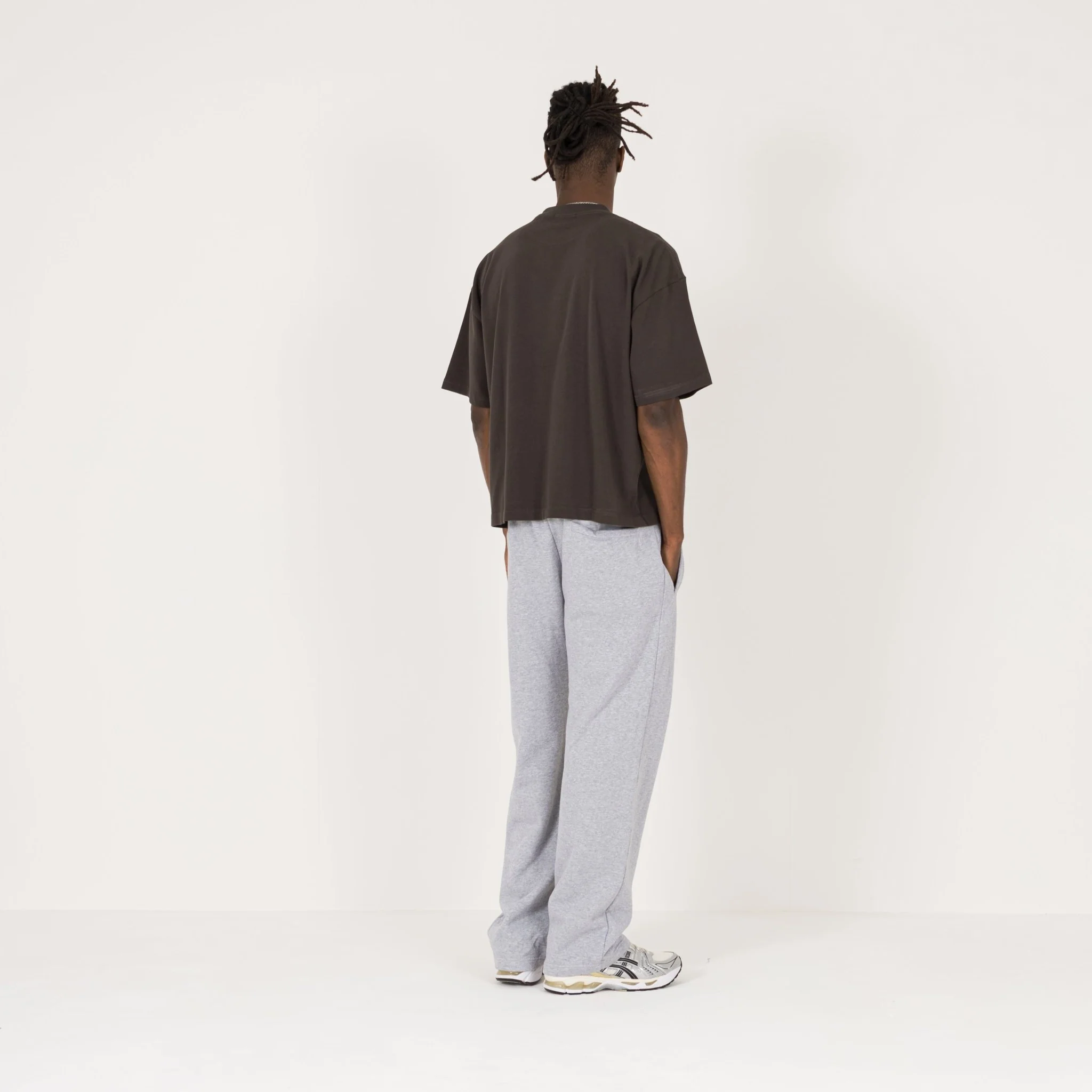 Cropped T-Shirt - Dark Mocha - Image 7