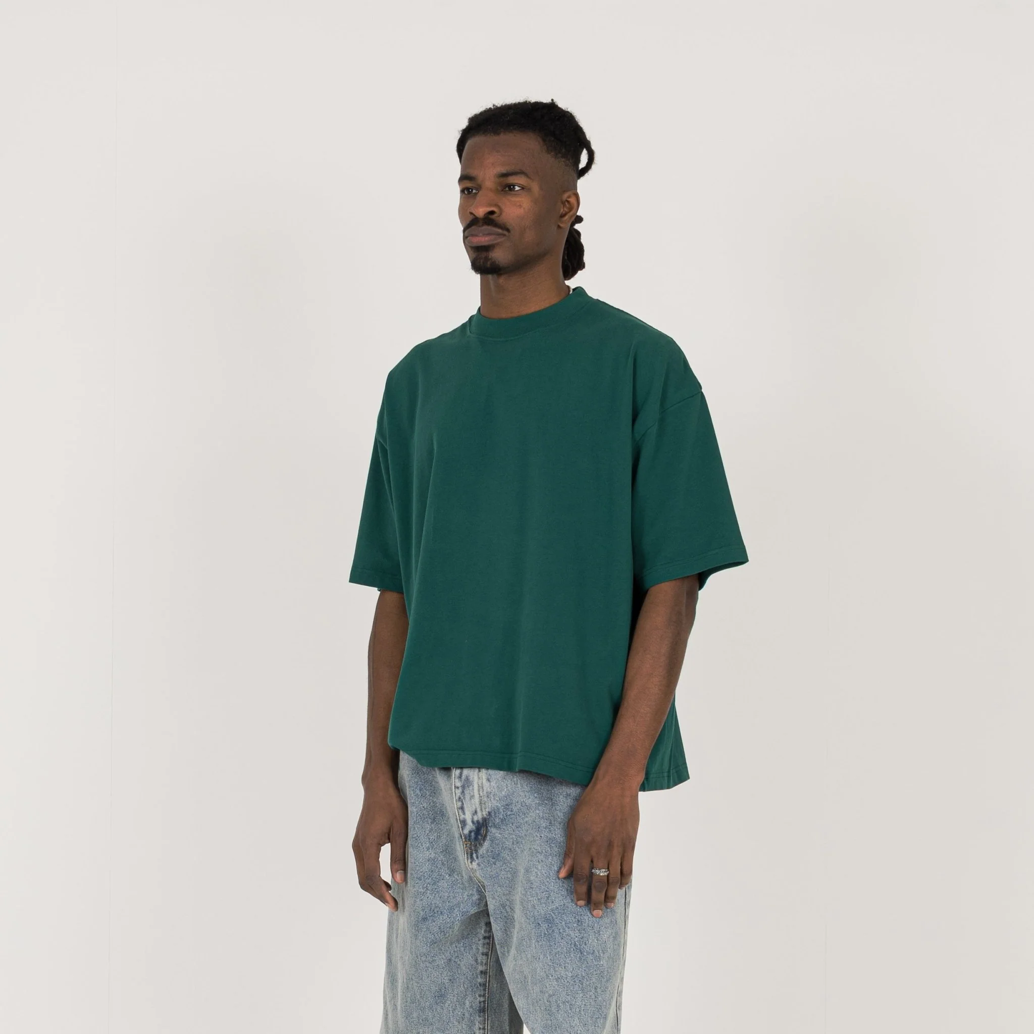 Cropped T-Shirt - Evergreen - Image 3