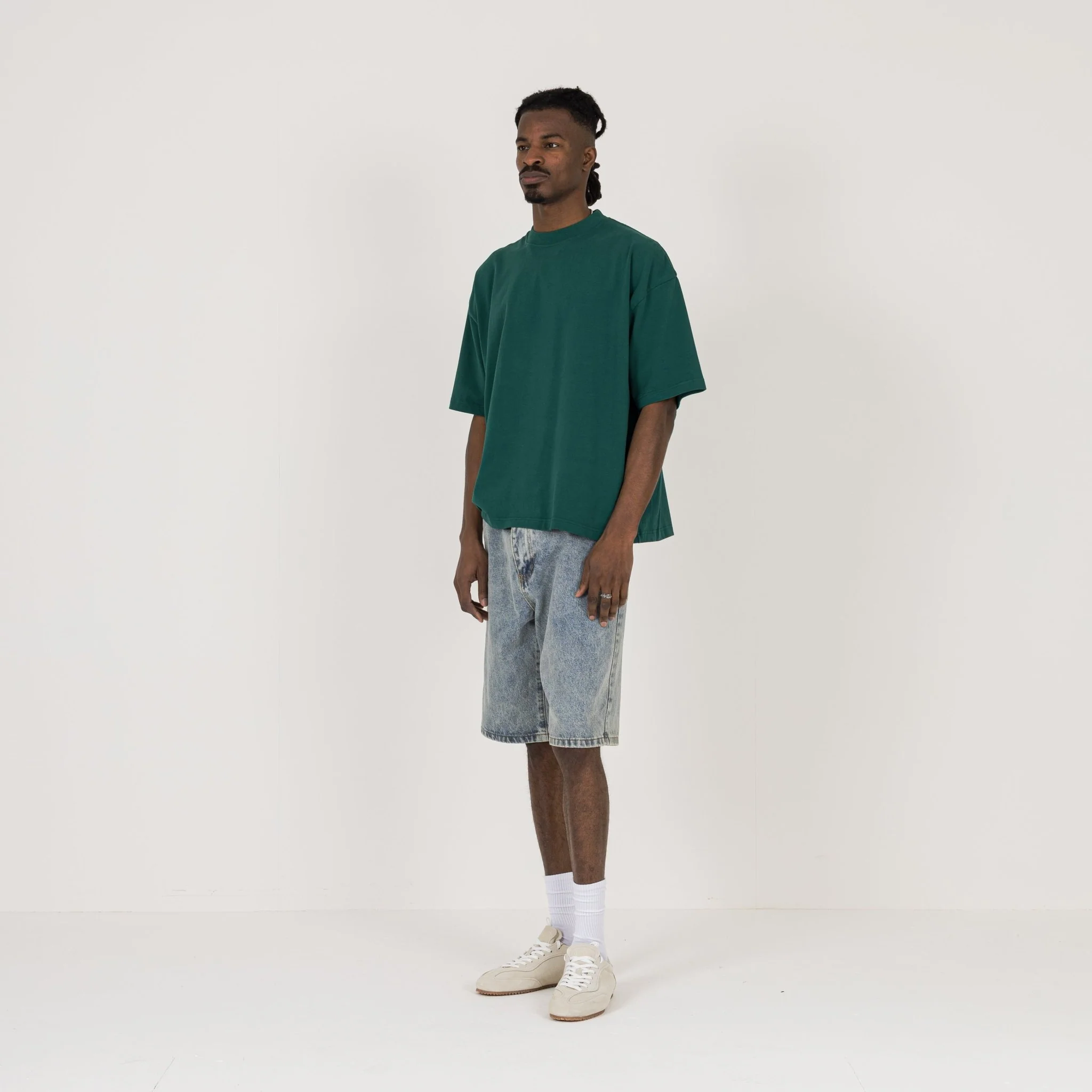 Cropped T-Shirt - Evergreen - Image 5