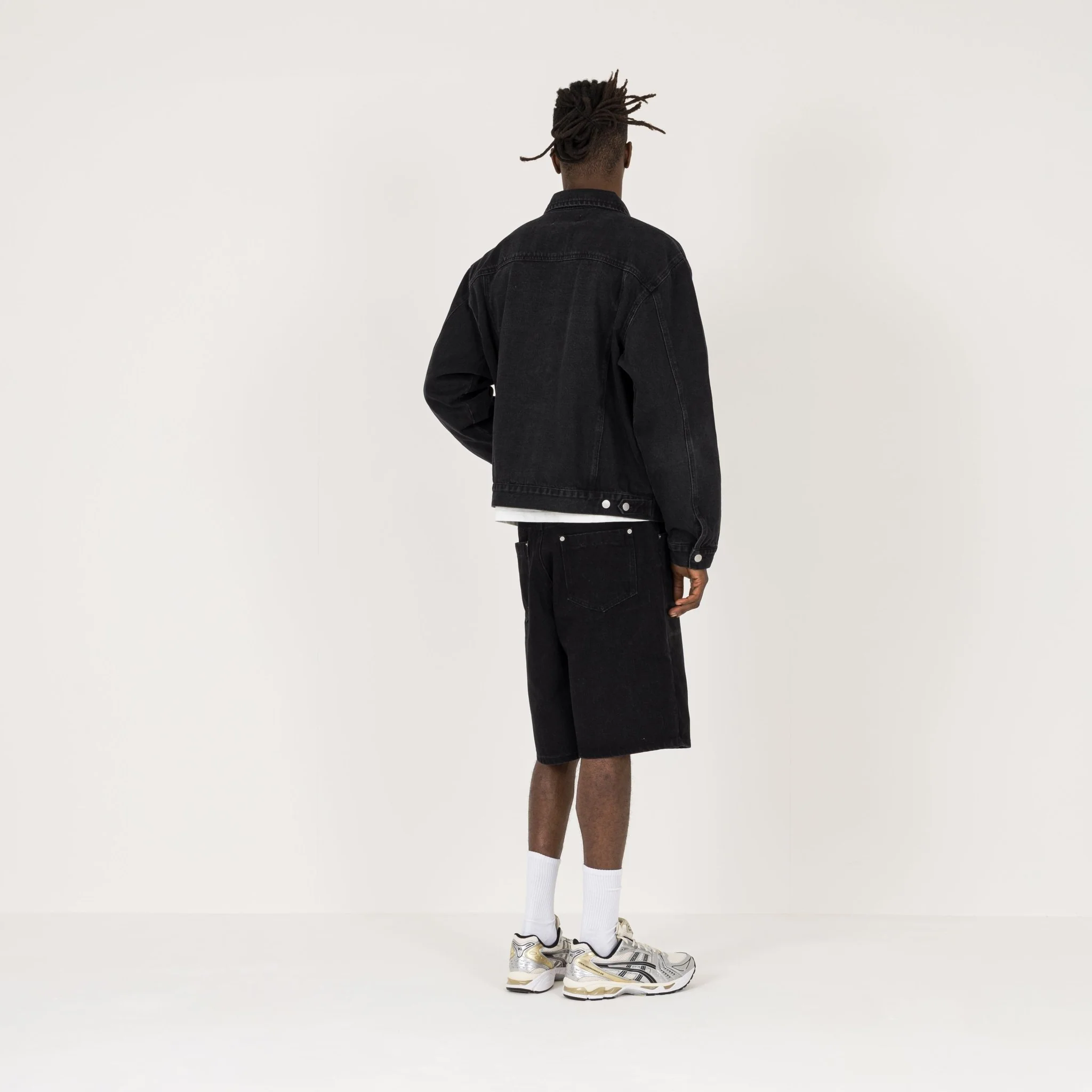 Denim Short - Vintage Black - Image 7