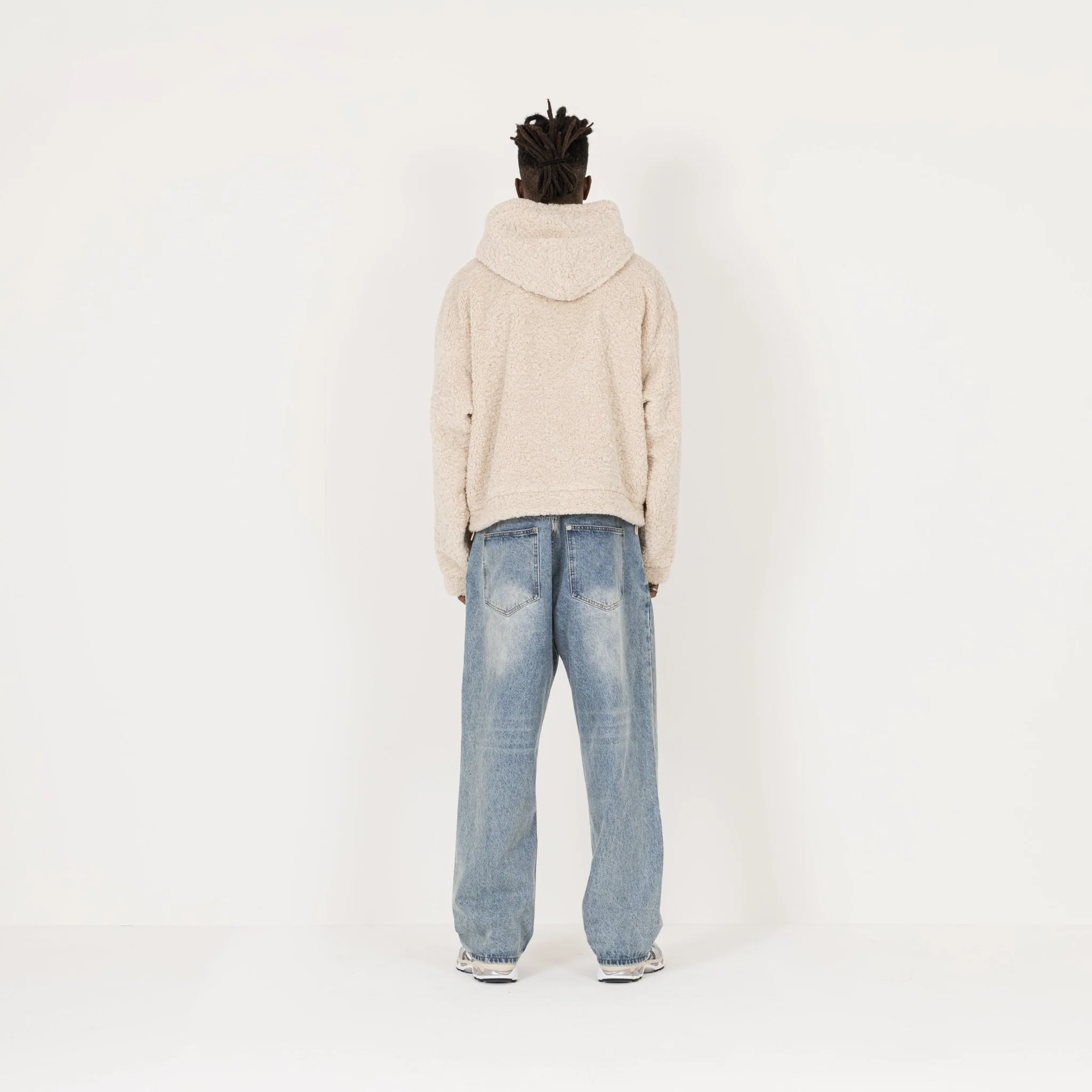 Fleece Zip Jacket - Natural - Image 7