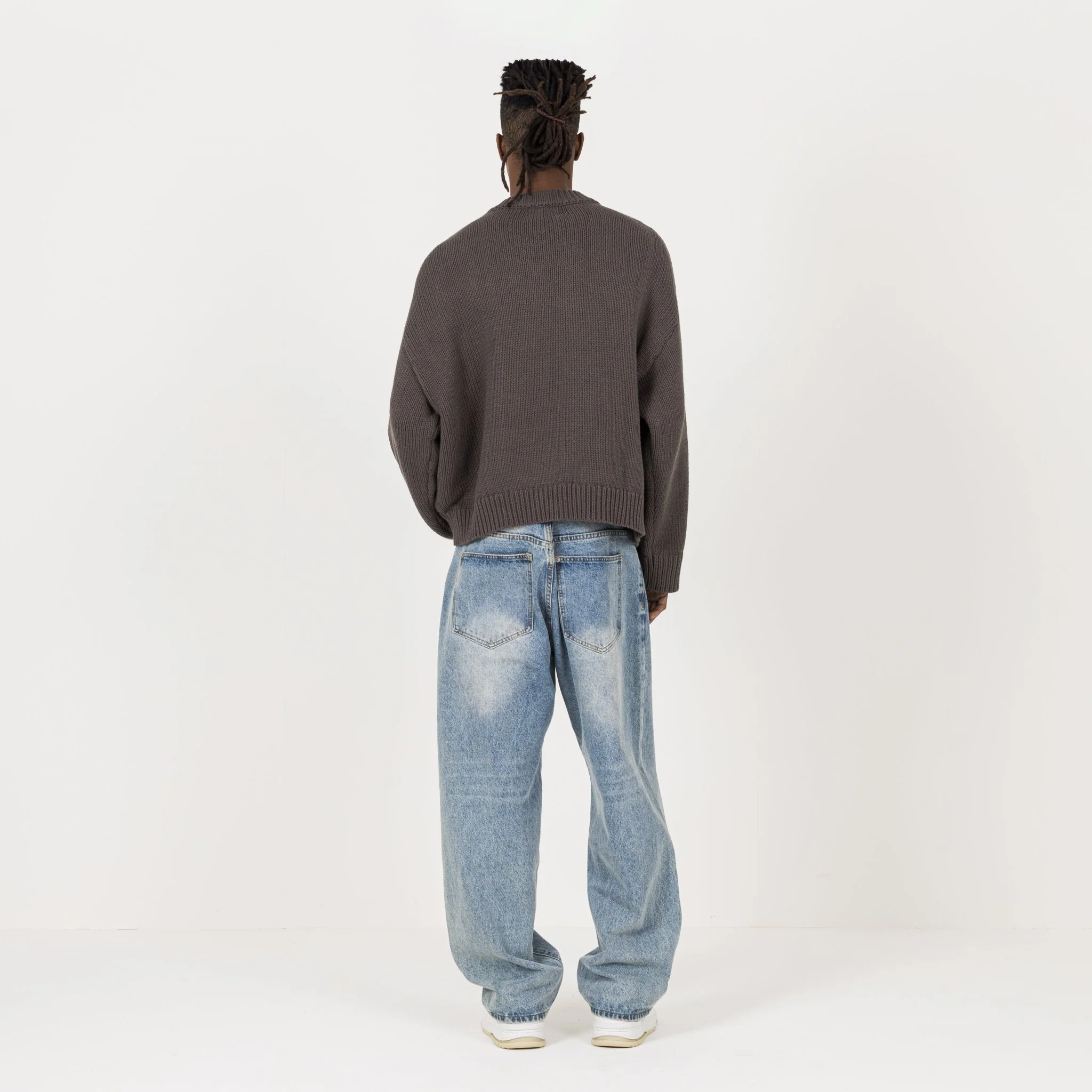 Knitted Sweatshirt - Sable - Image 7