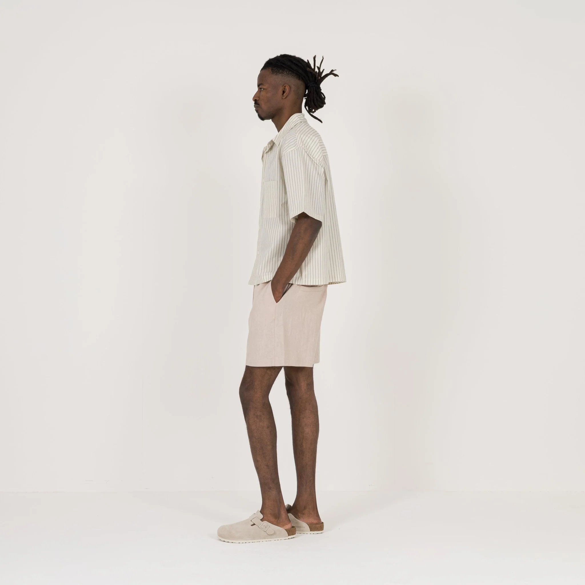 Linen Short - Ecru - Image 6