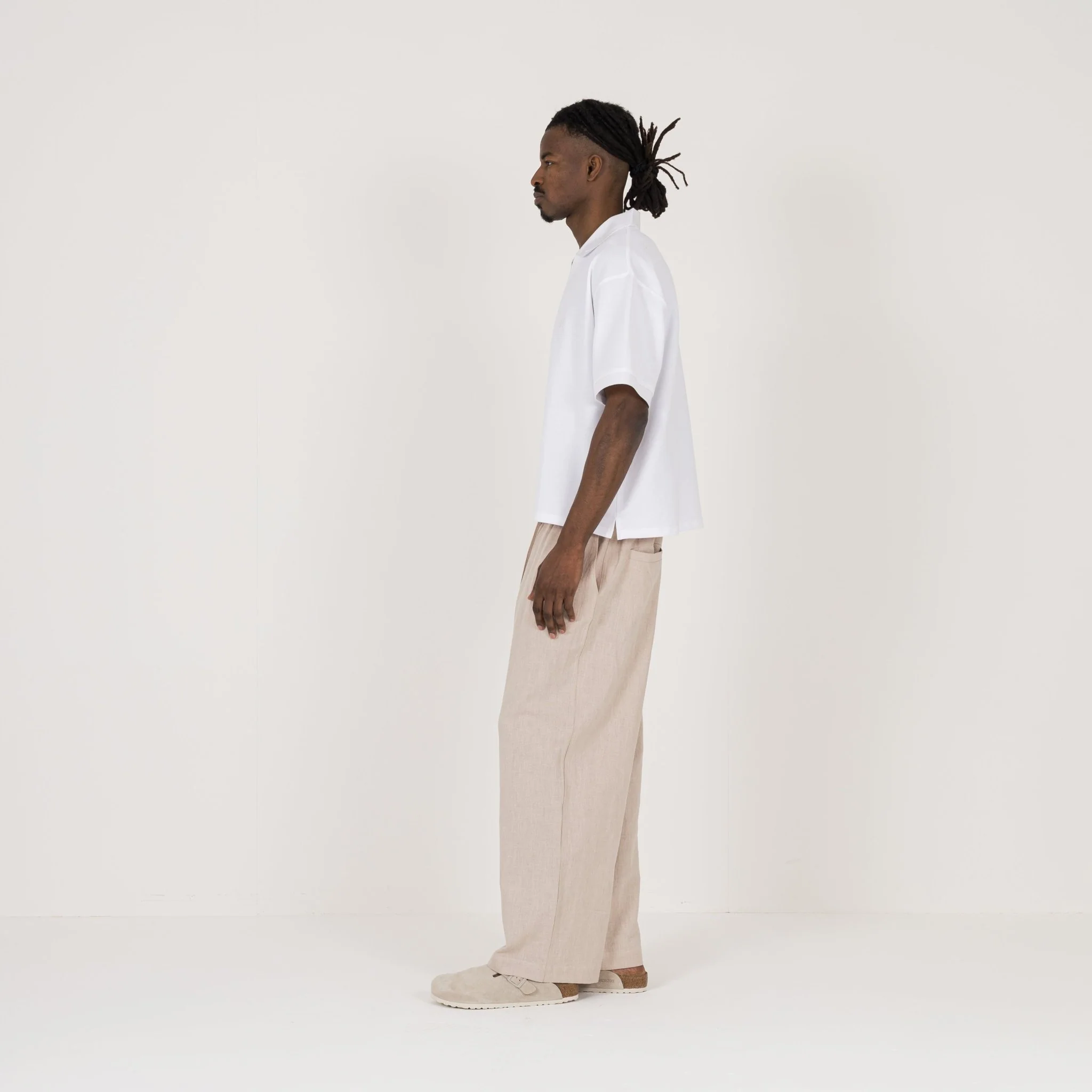 Linen Trouser - Ecru - Image 6