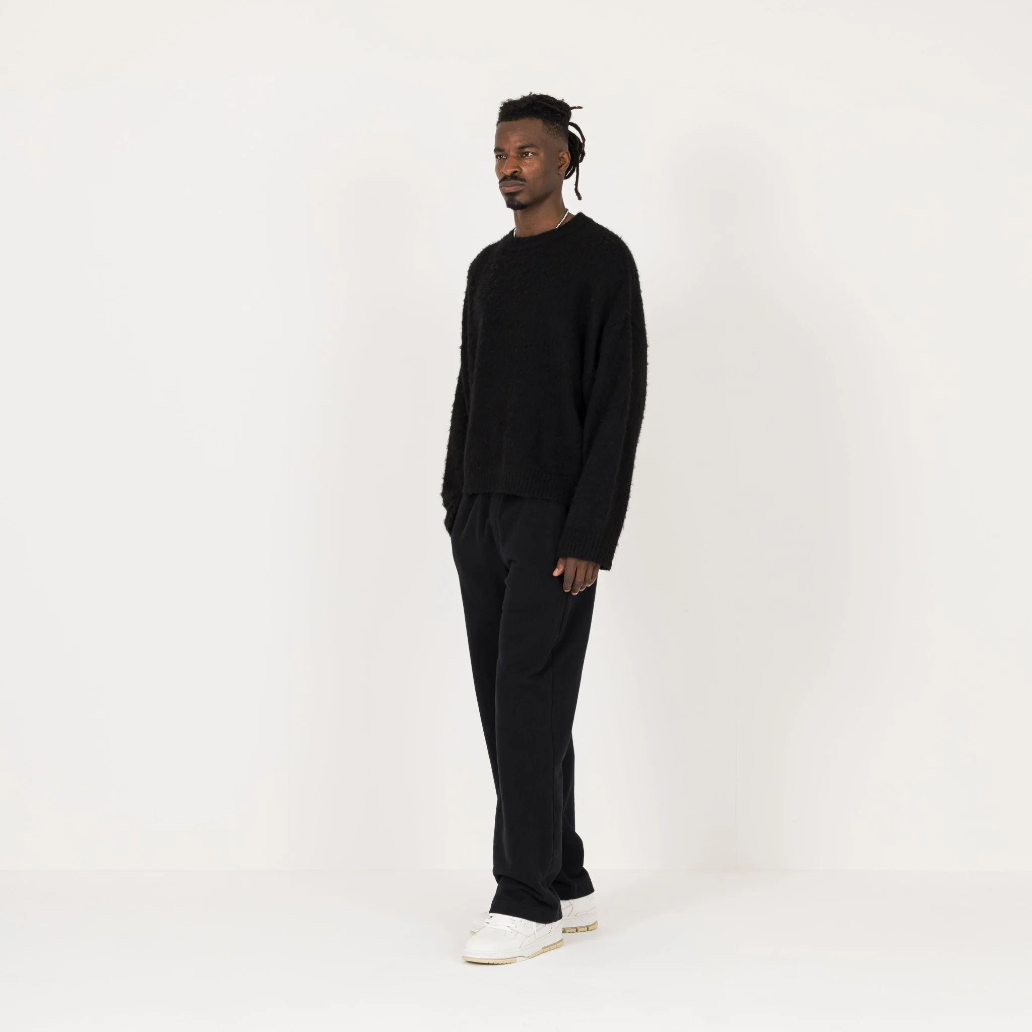 Mohair Sweatshirt - Black - Image 5