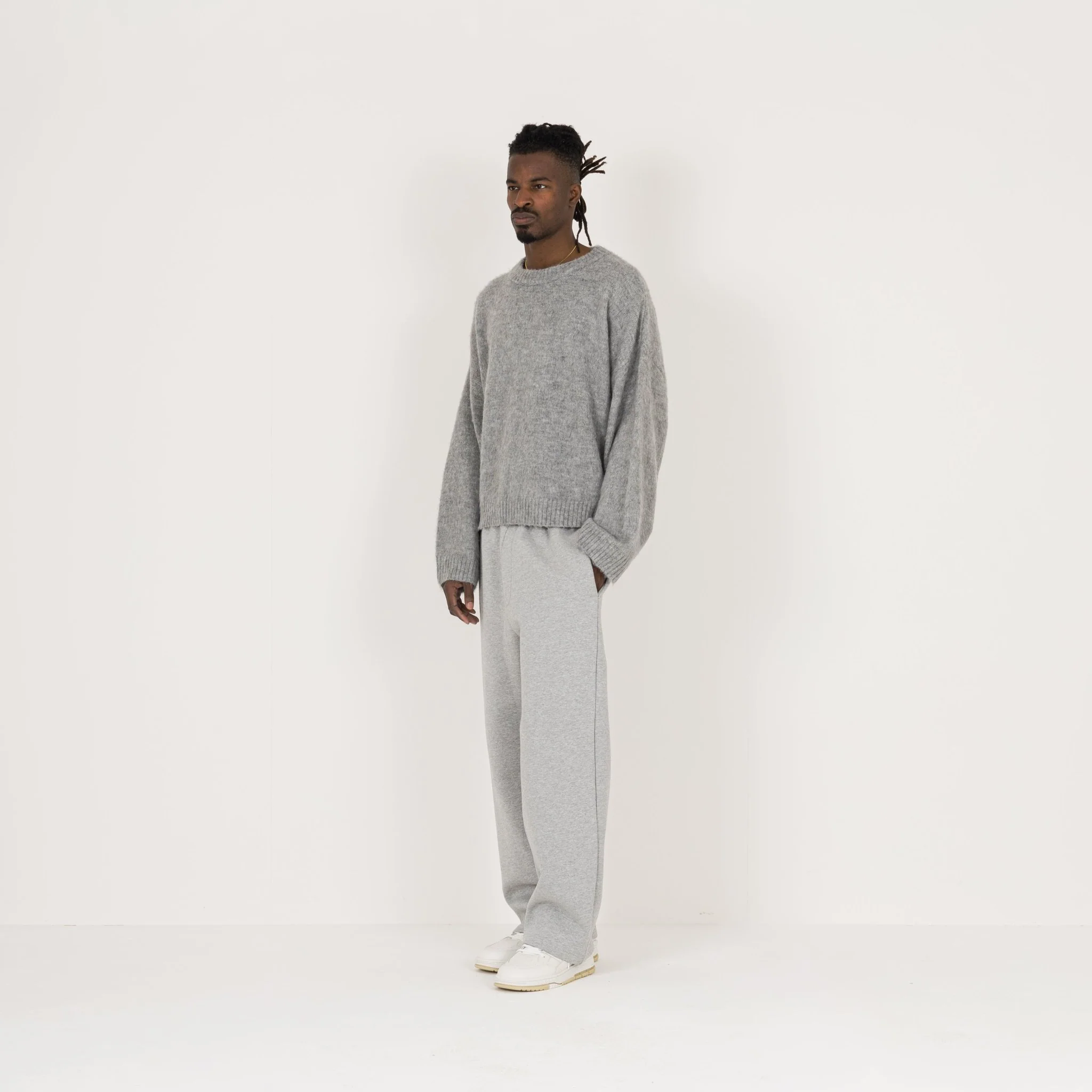 Mohair Sweatshirt - Glacial Grey - Image 5