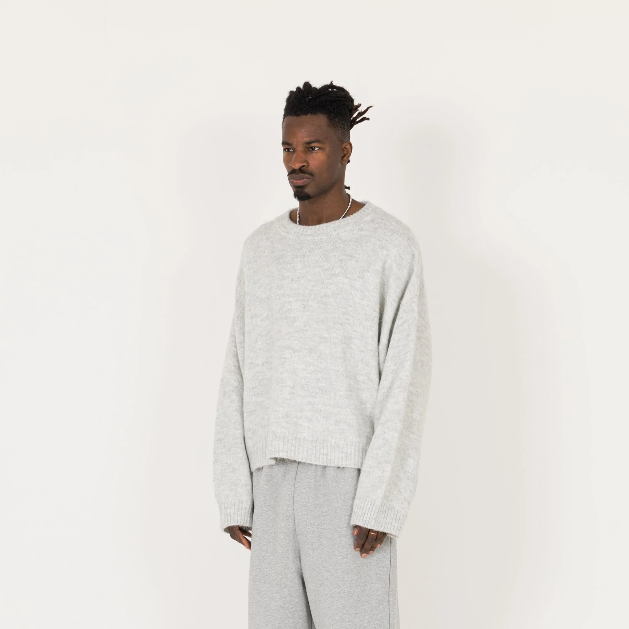 Mohair Sweatshirt - Mist - Image 3