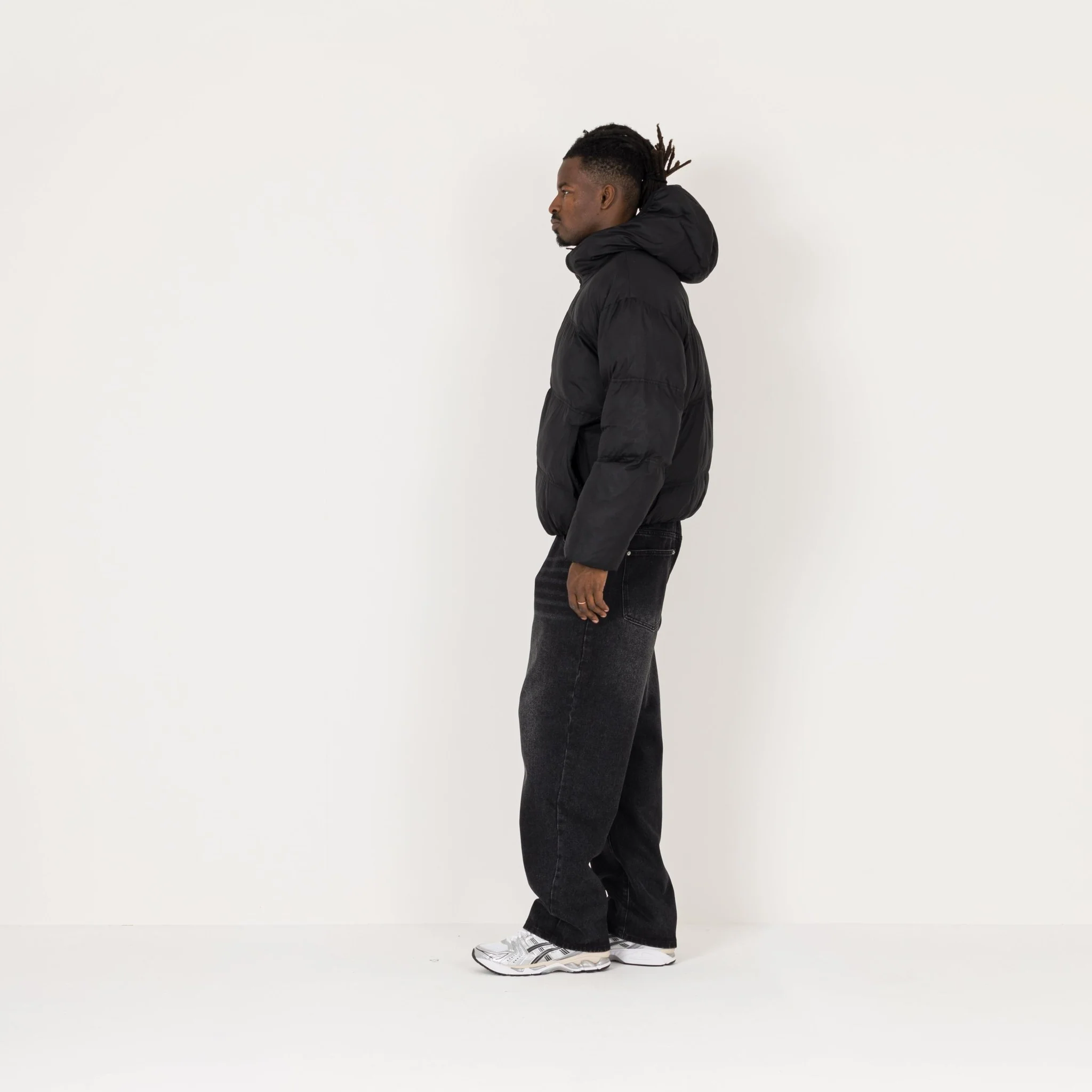Puffer Jacket - Black - Image 6