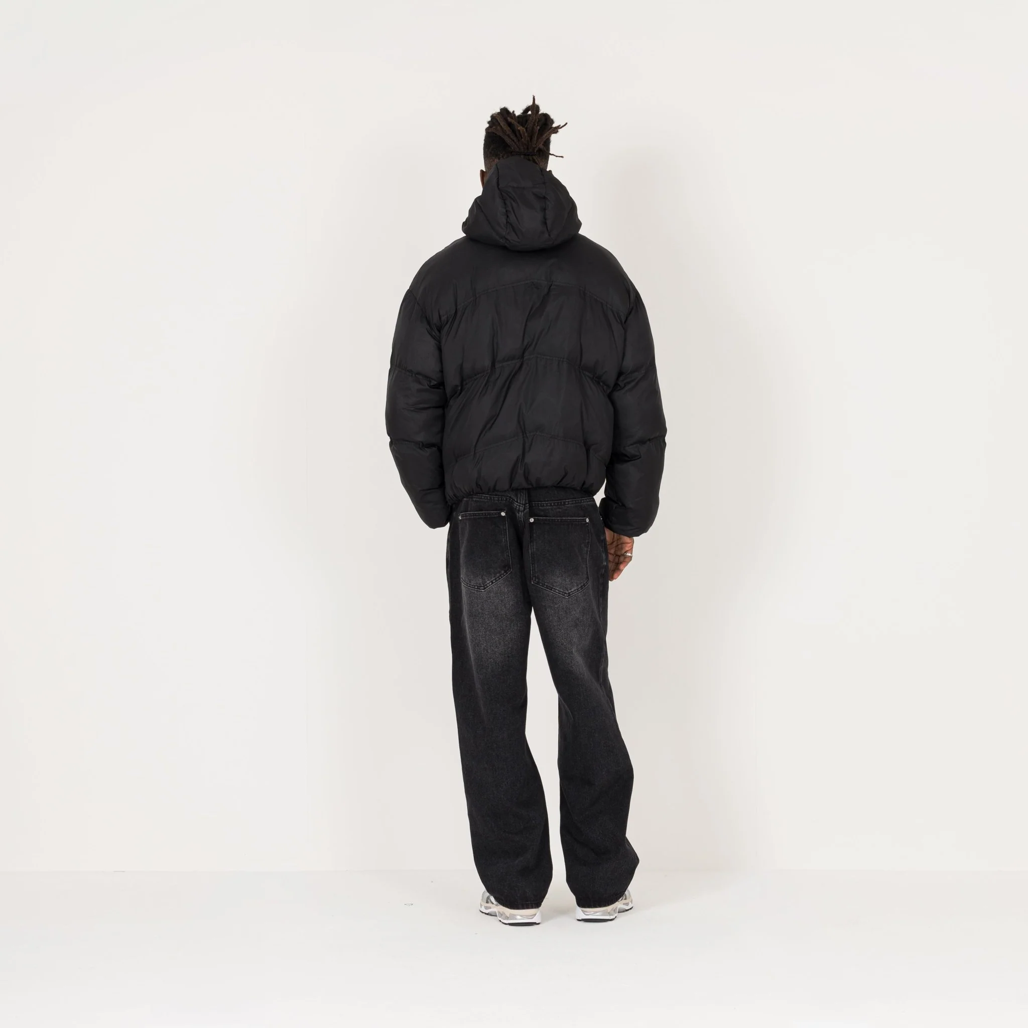 Puffer Jacket - Black - Image 7