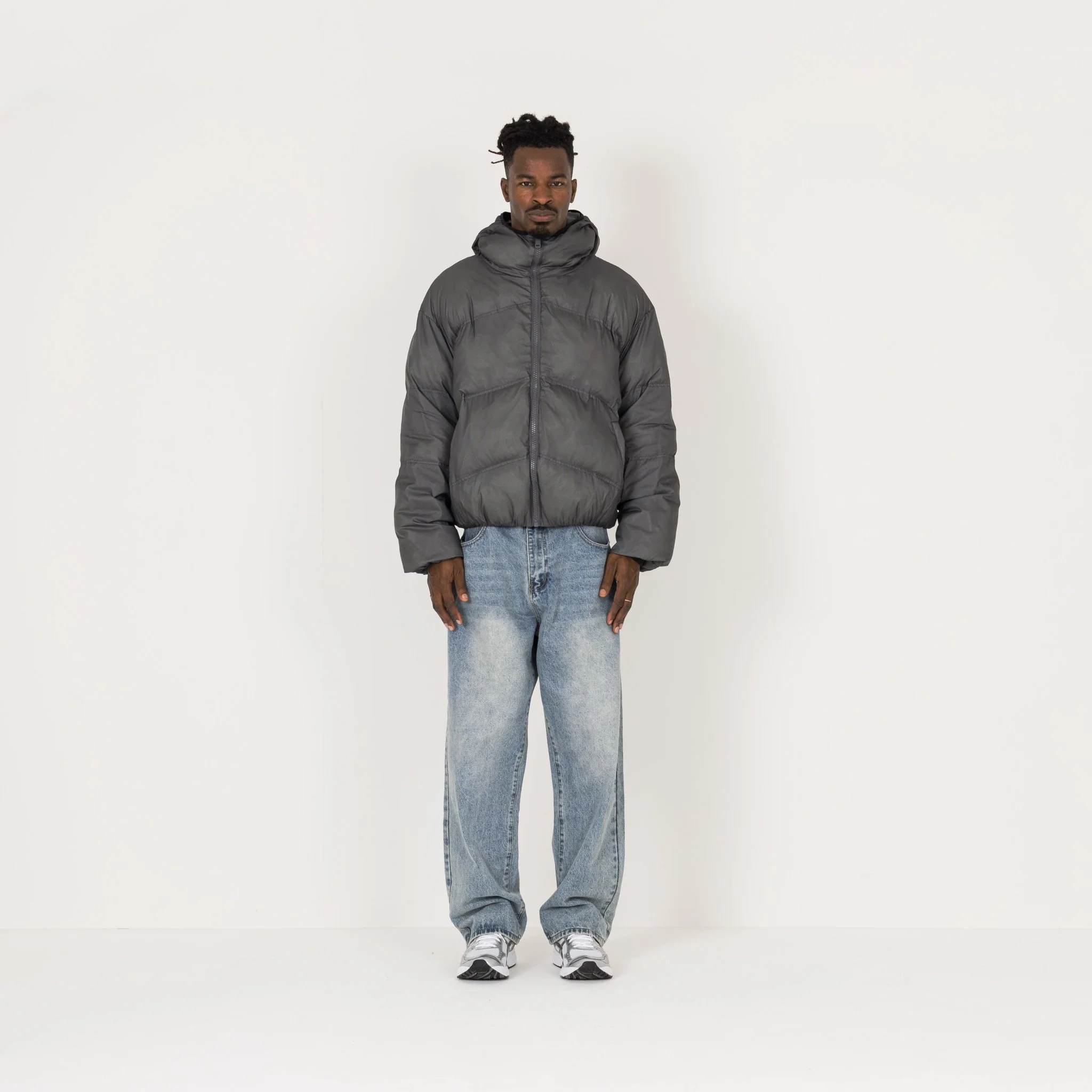 Puffer Jacket - Slate - Image 4