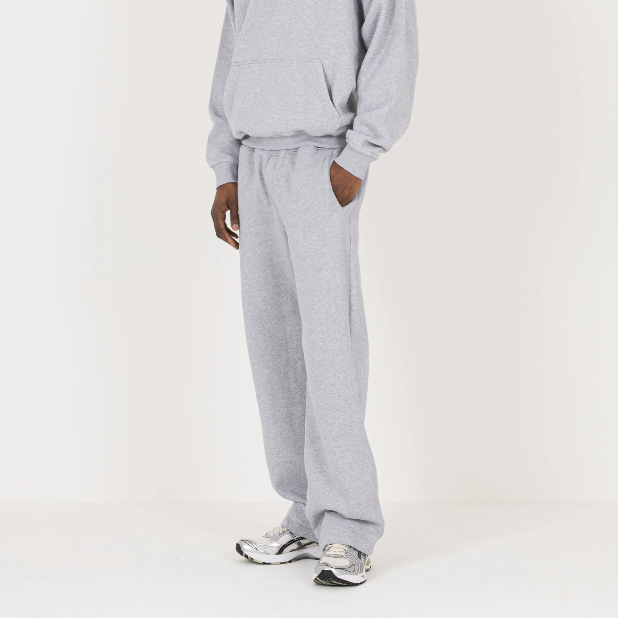 Relaxed Sweatpant - Light Marl Grey - Image 3