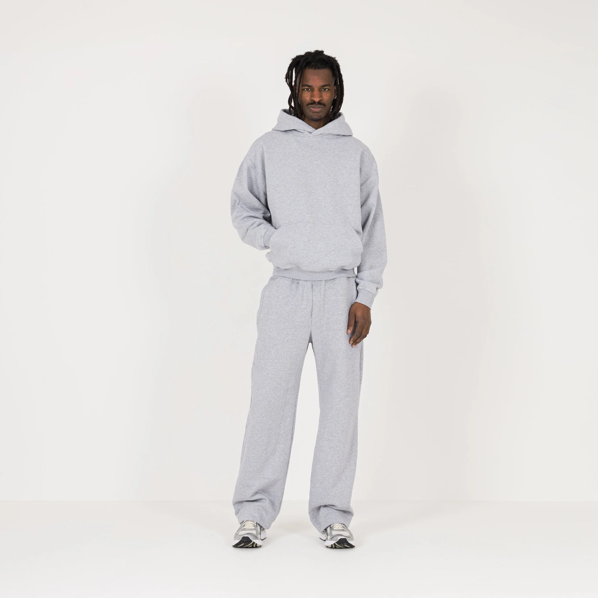 Relaxed Sweatpant - Light Marl Grey - Image 4