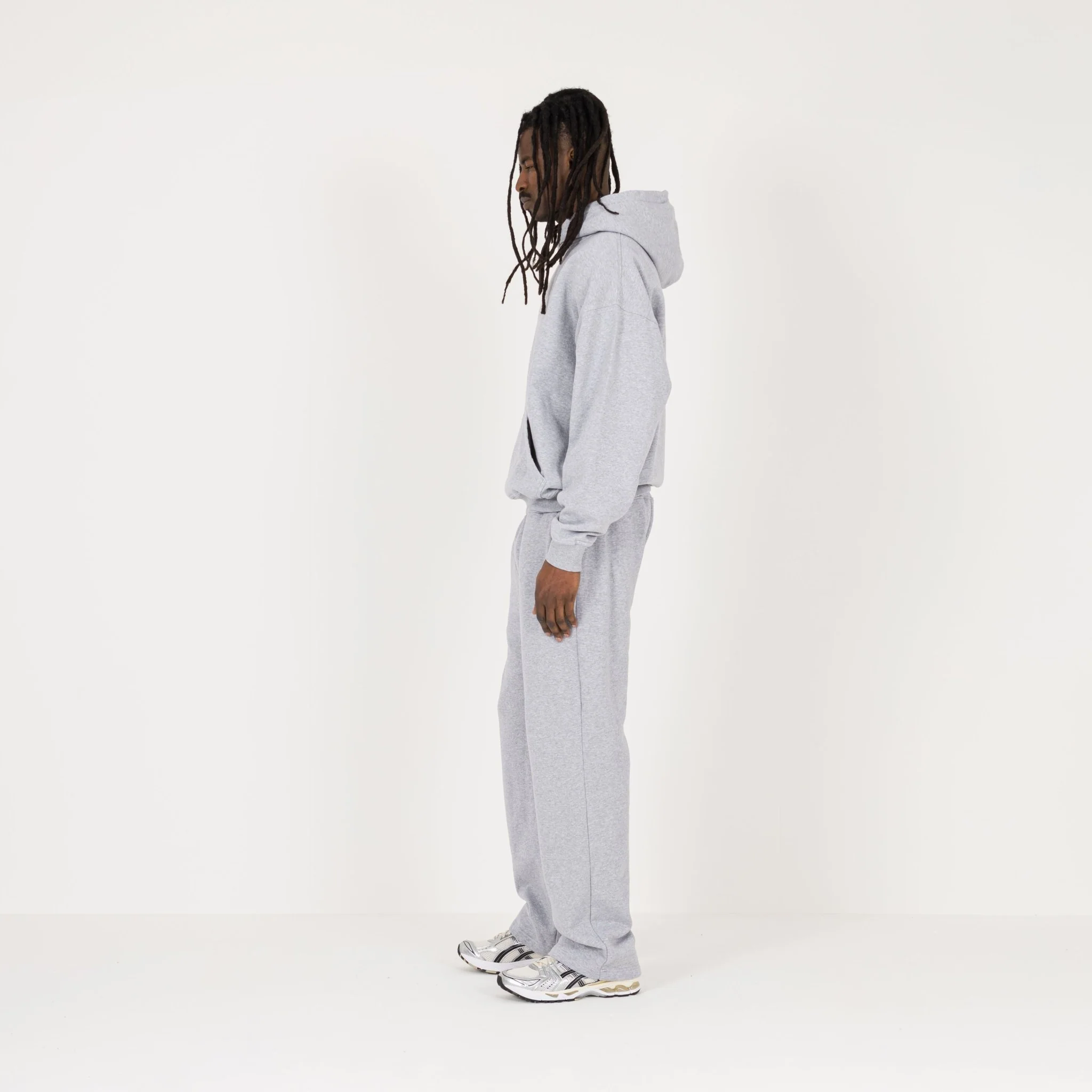 Relaxed Sweatpant - Light Marl Grey - Image 6