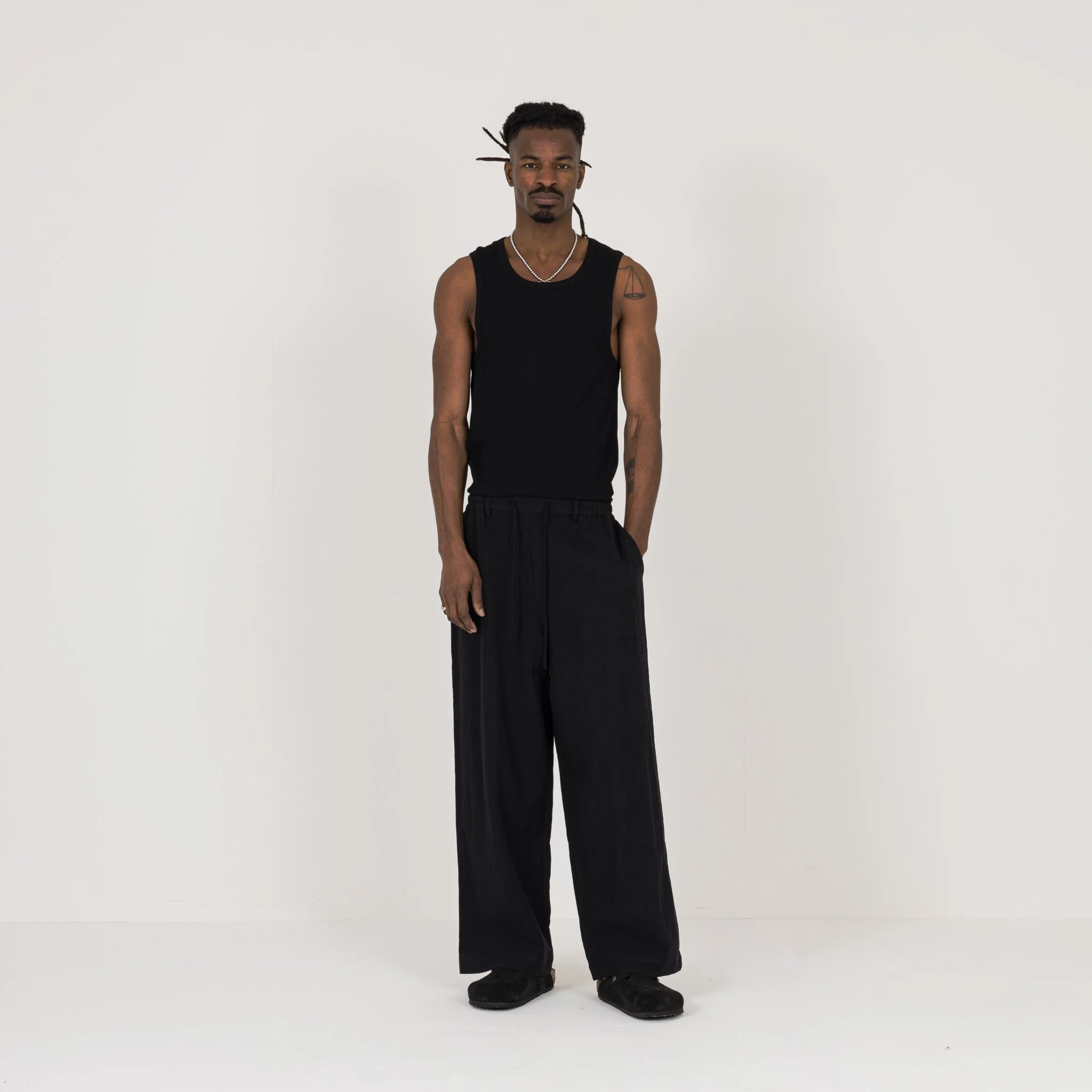 Rib Tank - Black - Image 4