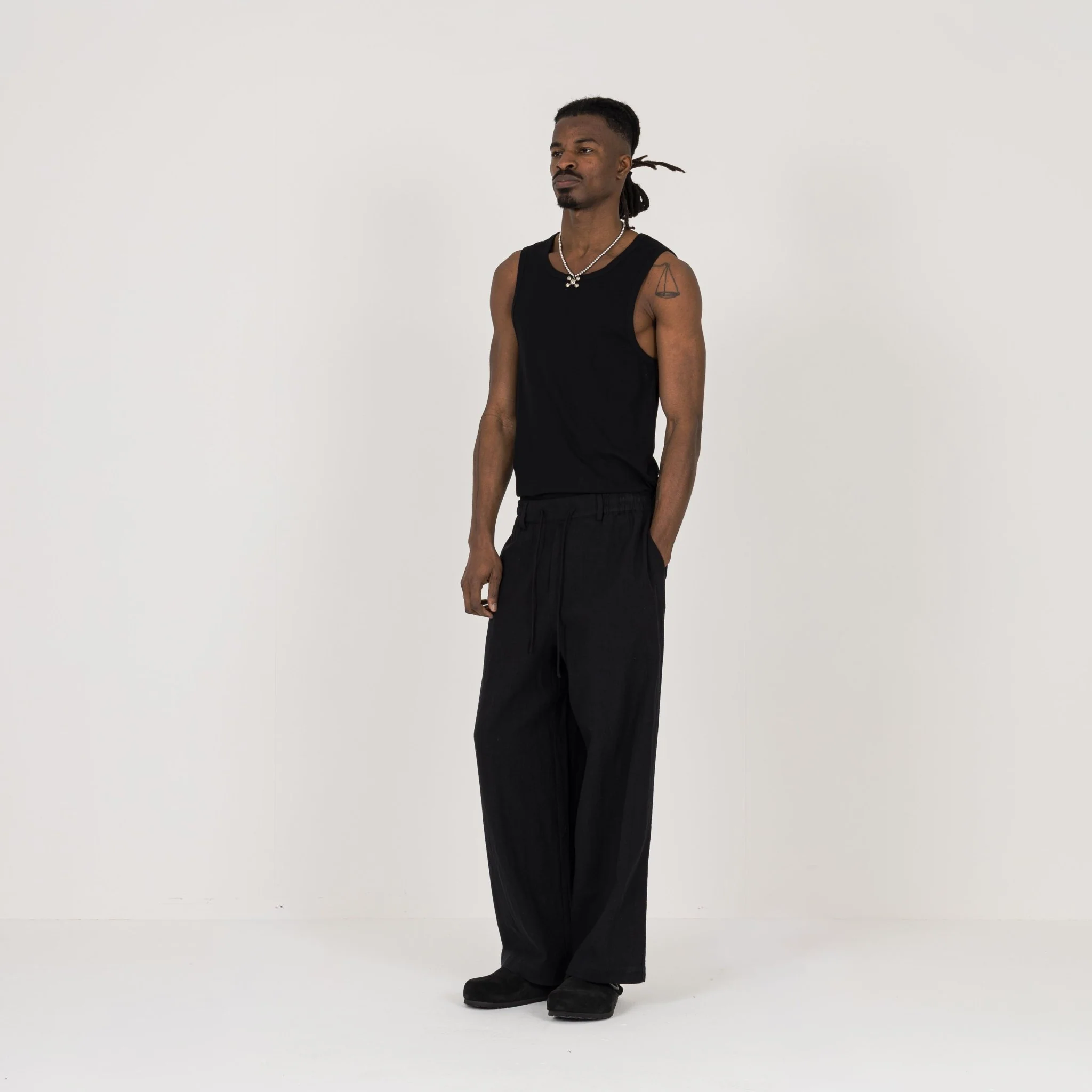 Rib Tank - Black - Image 5