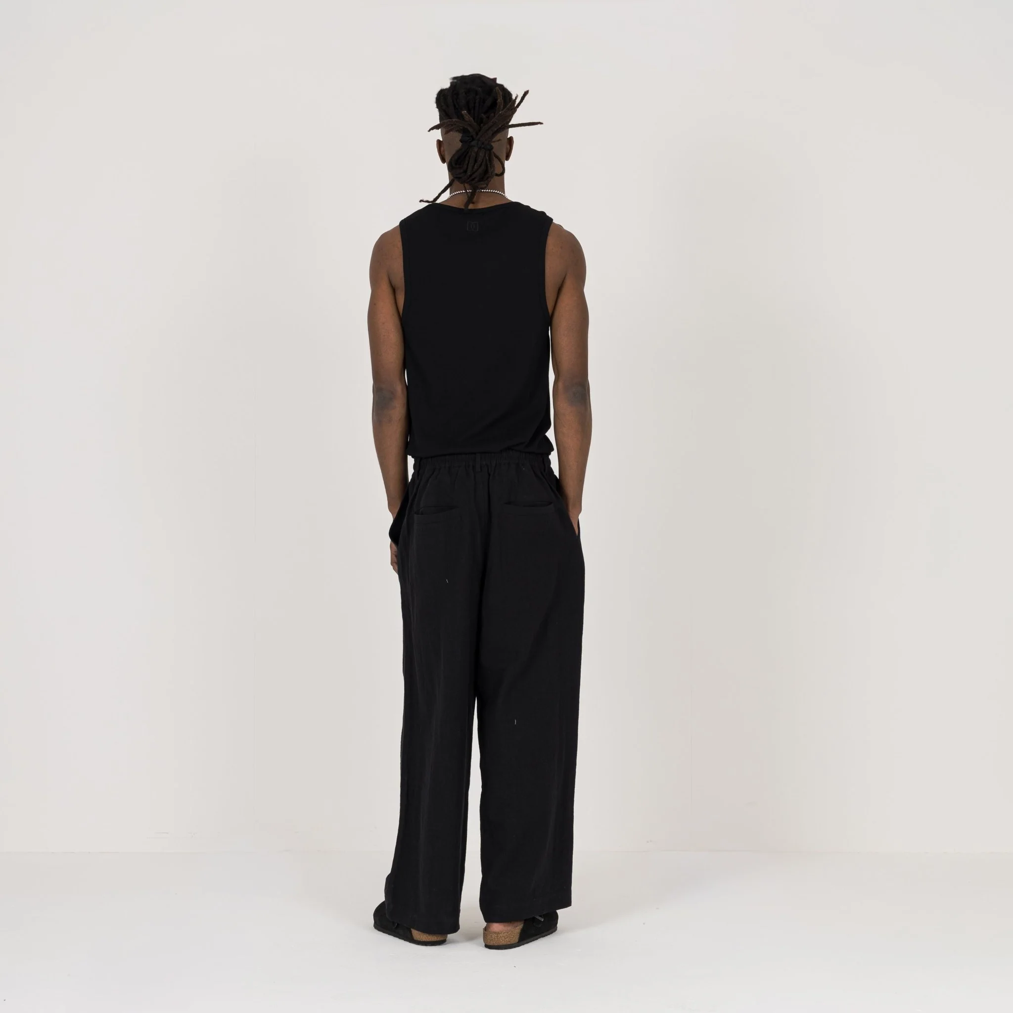 Rib Tank - Black - Image 7