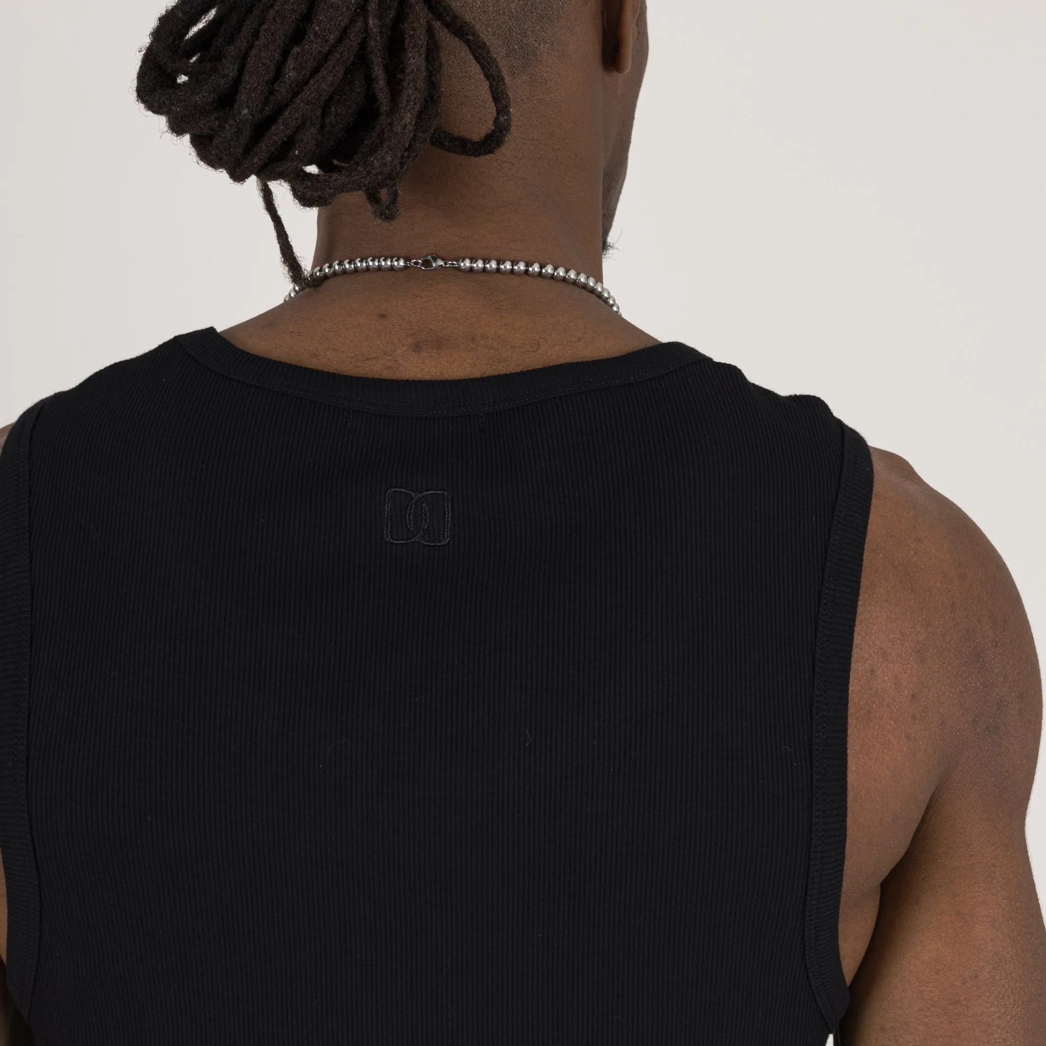 Rib Tank - Black - Image 8
