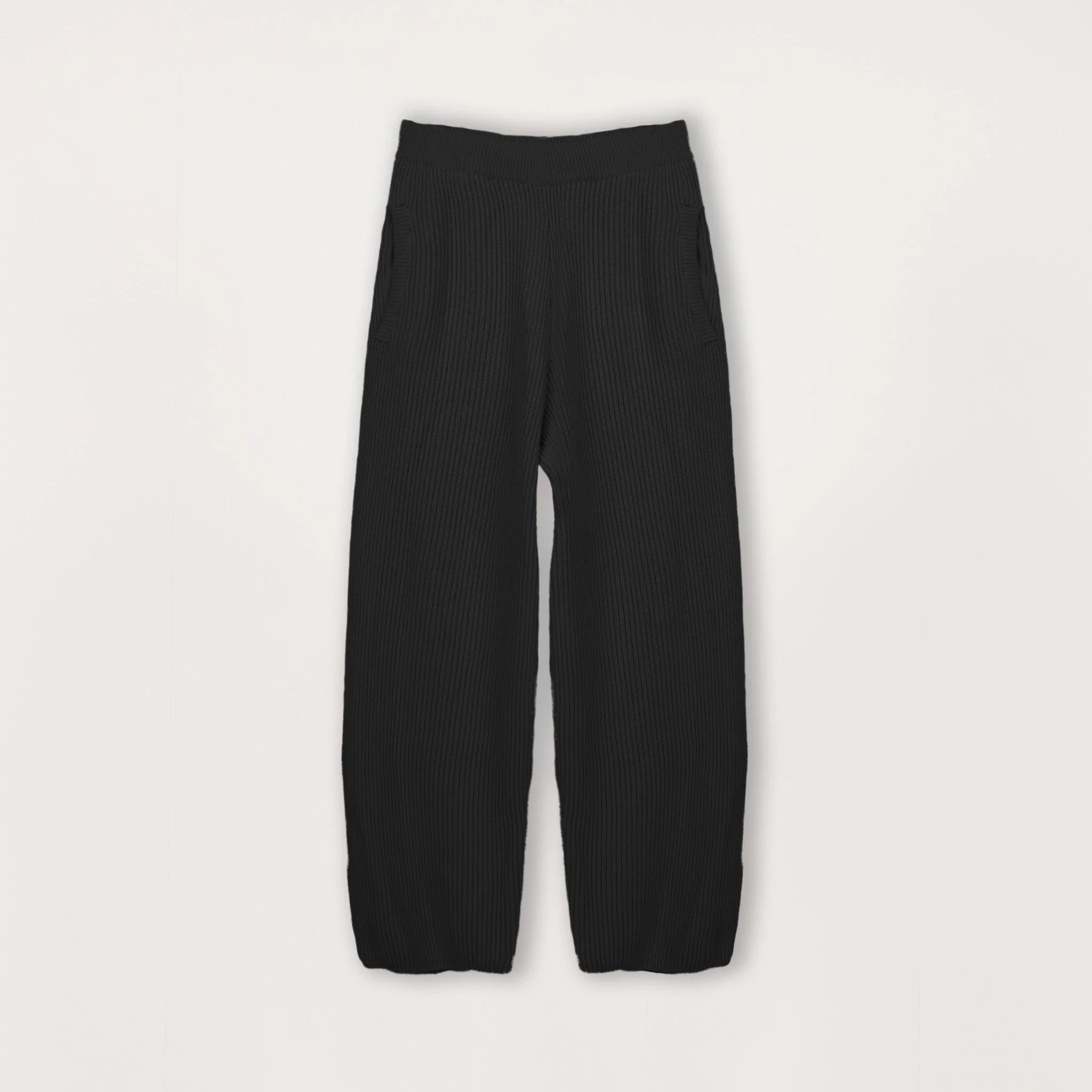 Ribbed Sweatpant - Black