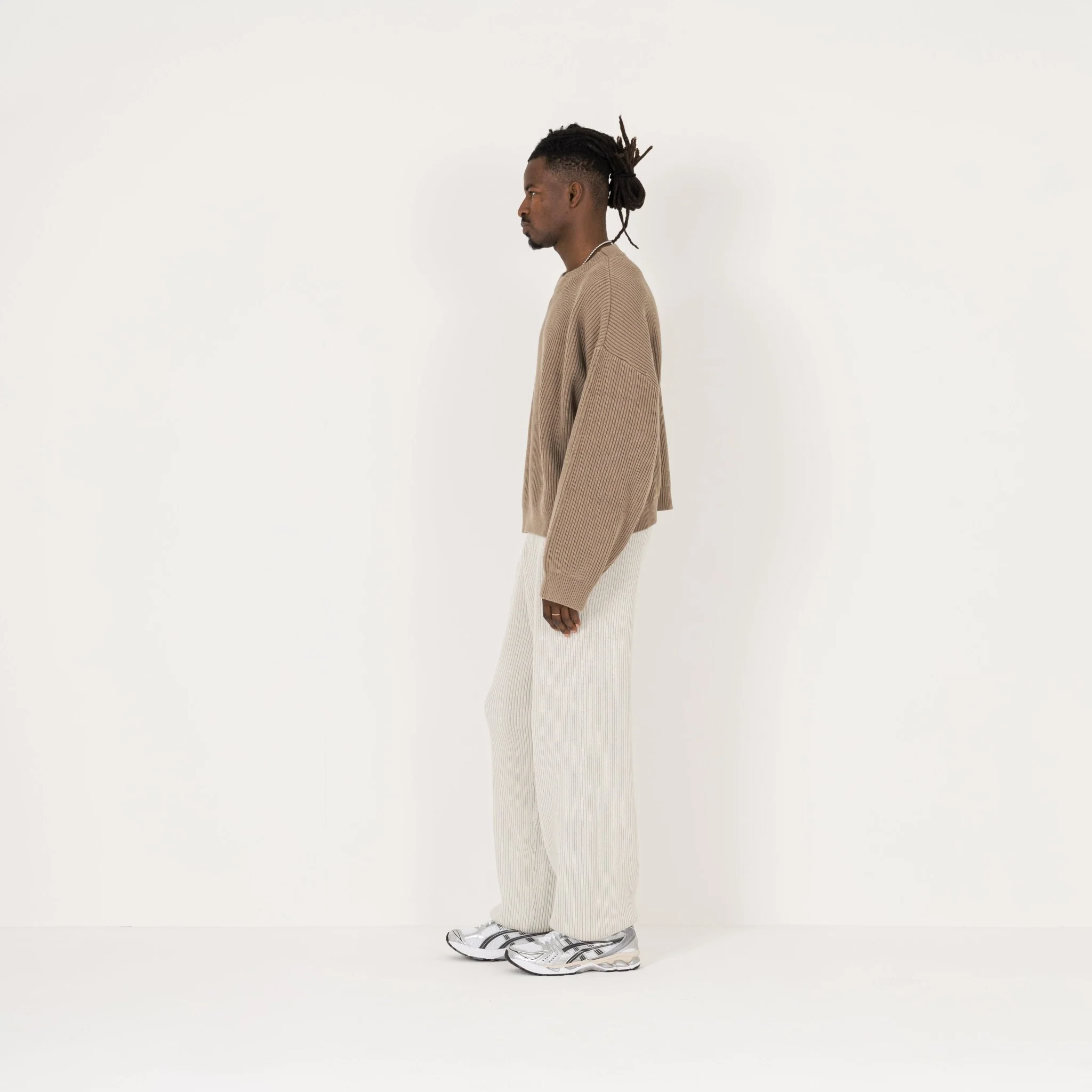 Ribbed Sweatpant - Oat - Image 6