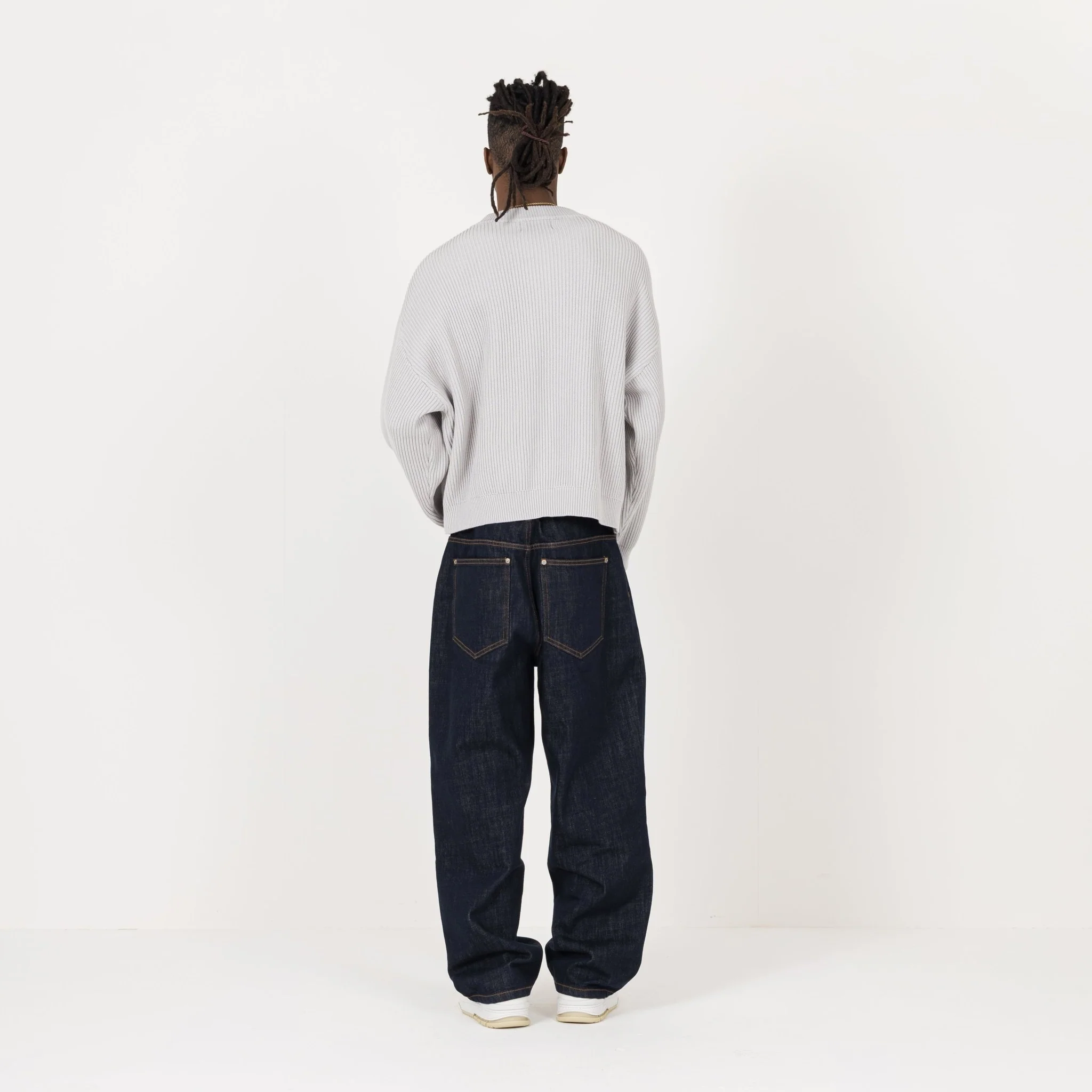 Ribbed Sweatshirt - Nimbus Grey - Image 7