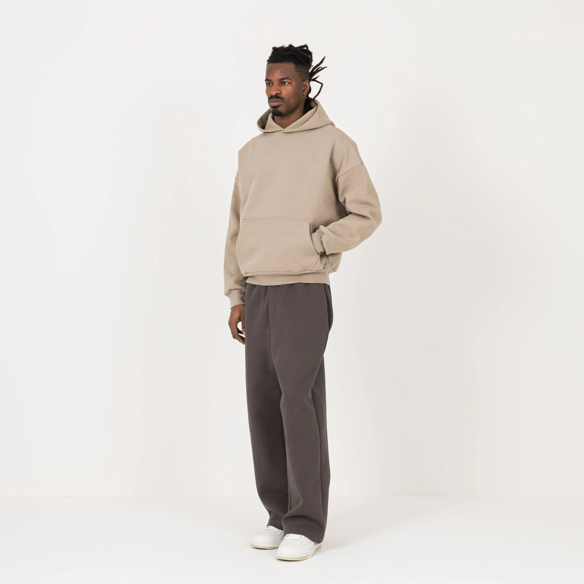 Sculpt Hoodie - Loam Brown - Image 5