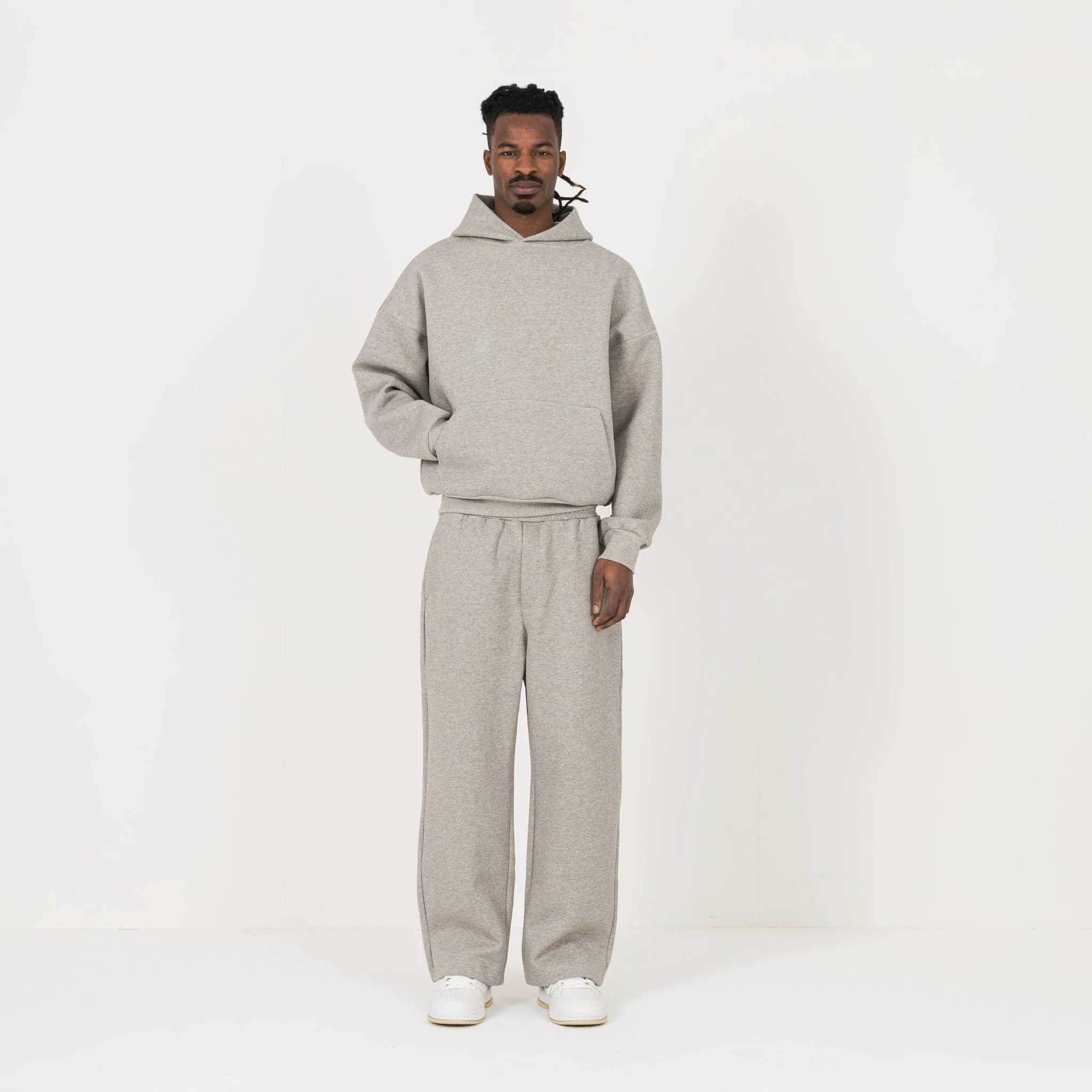 Sculpt Hoodie - Stone Marl - Image 4