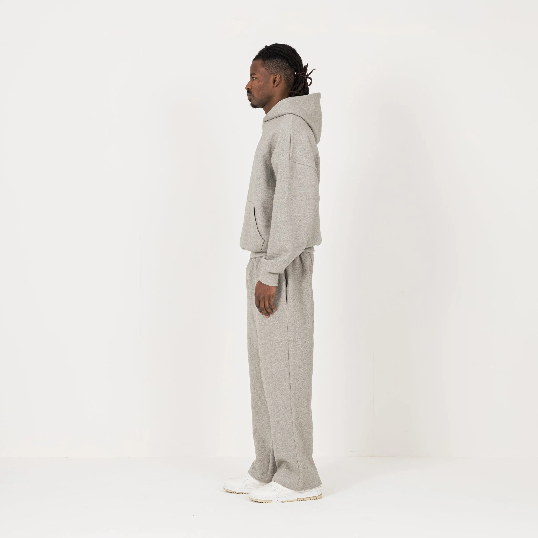 Sculpt Hoodie - Stone Marl - Image 6