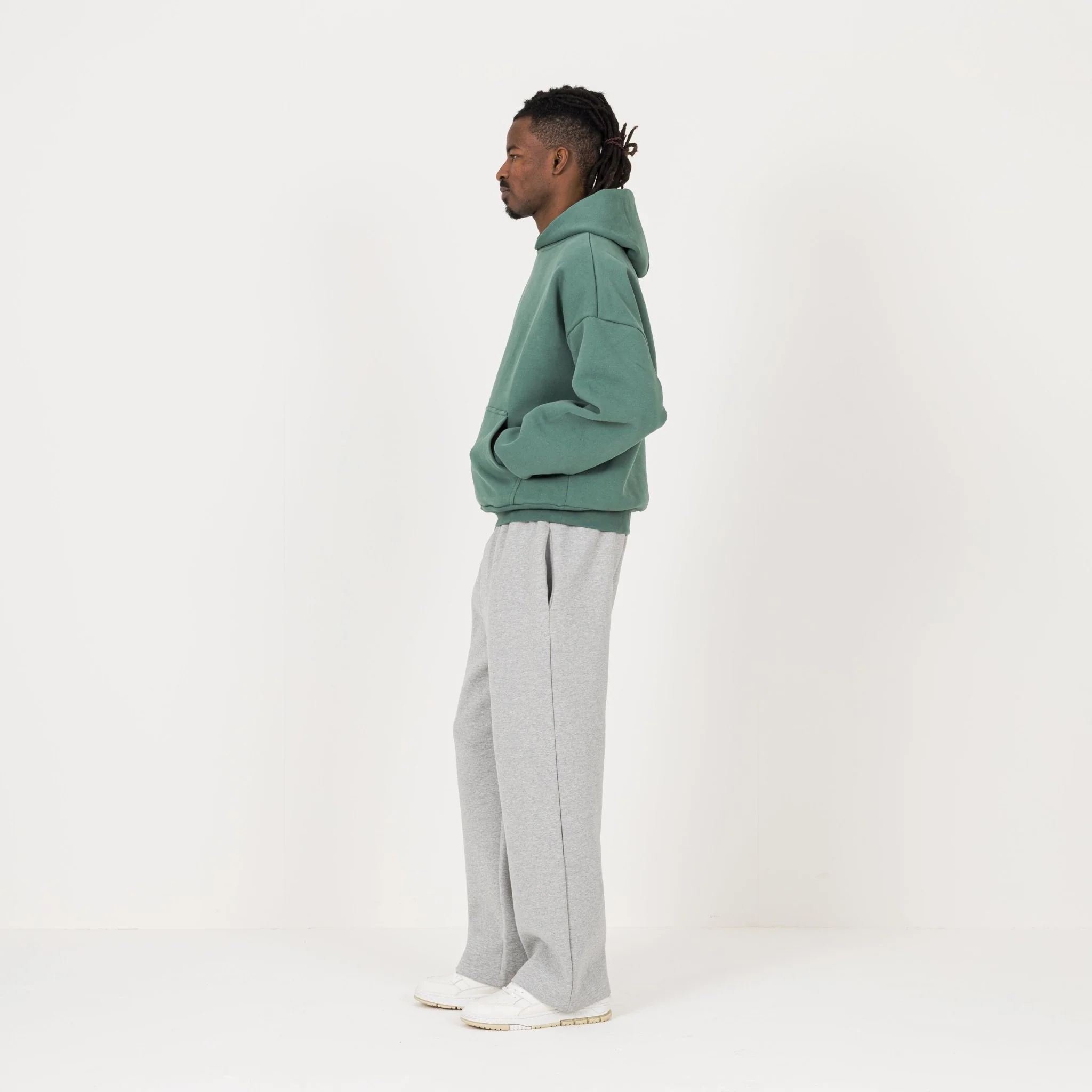 Sculpt Zip Hoodie - Field Green - Image 6