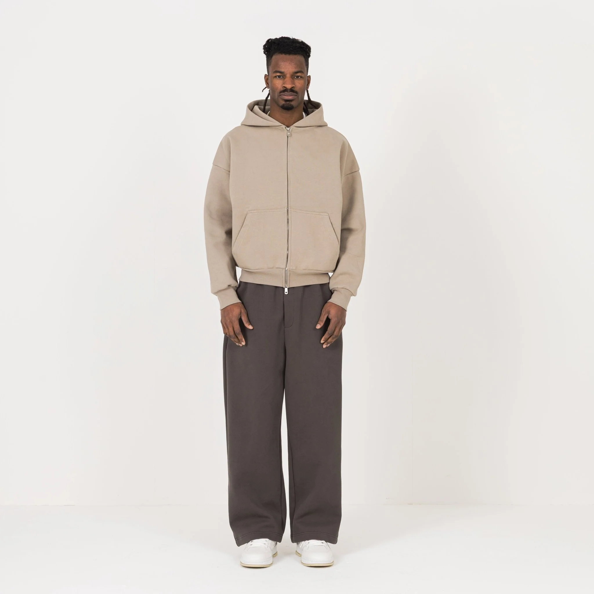 Sculpt Zip Hoodie - Loam Brown - Image 4