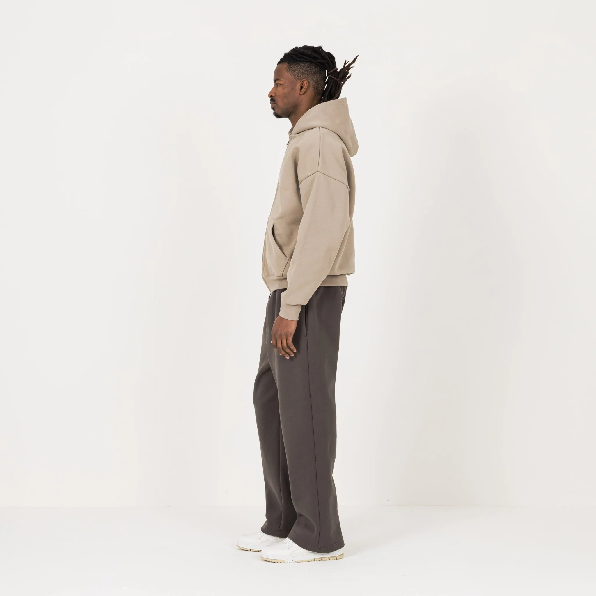 Sculpt Zip Hoodie - Loam Brown - Image 6