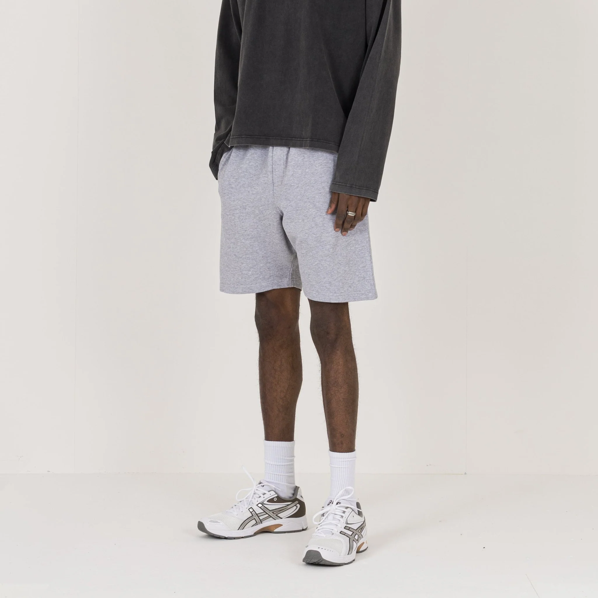 Short - Light Marl Grey - Image 3