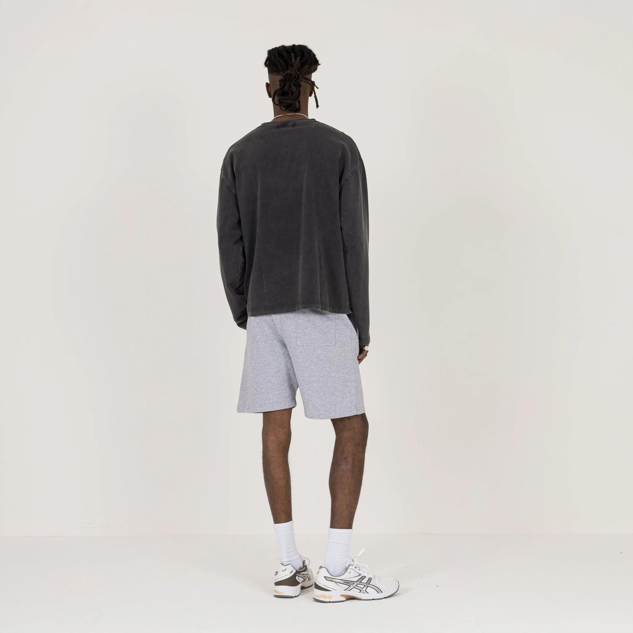 Short - Light Marl Grey - Image 7