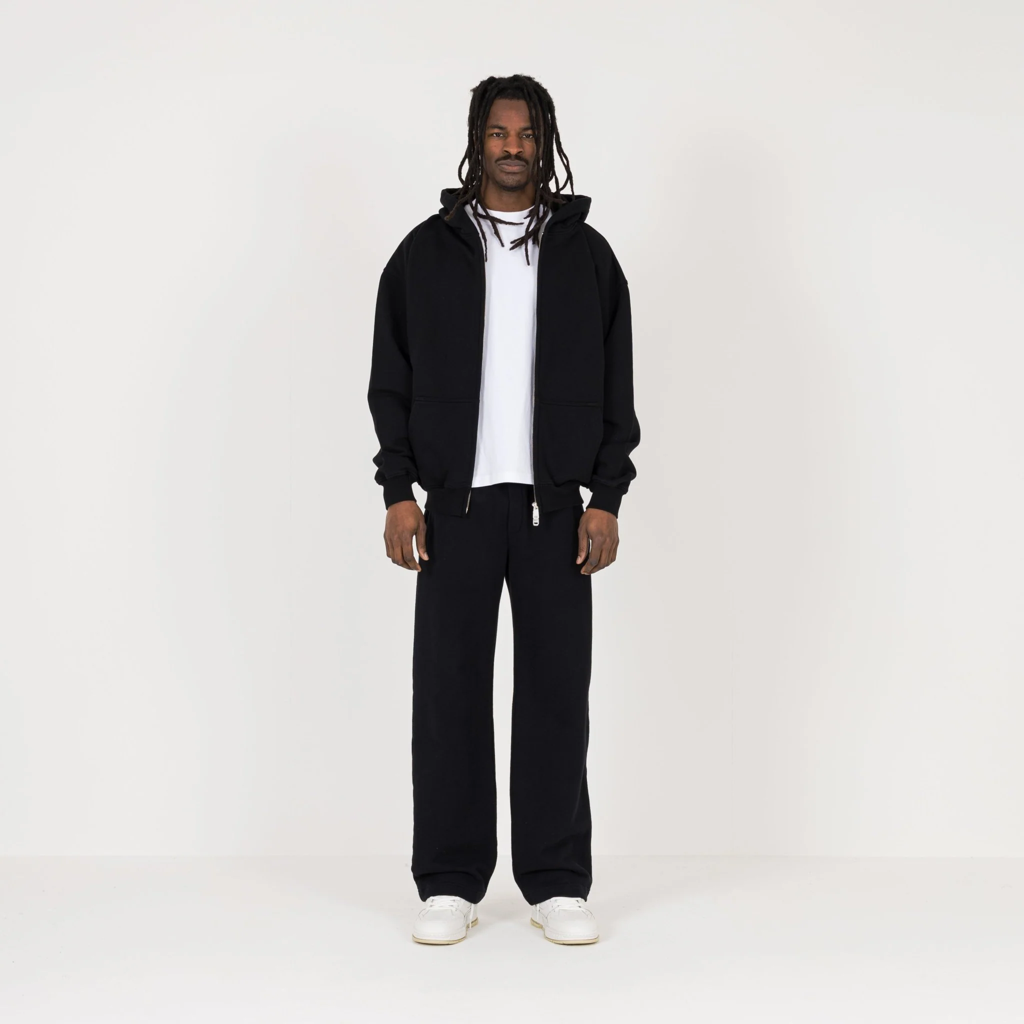 Zip Hoodie - Black - Image 8